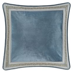 Avellino Piped European Sham Blue