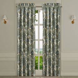 Avellino Wide Tailored Curtain Pair Blue