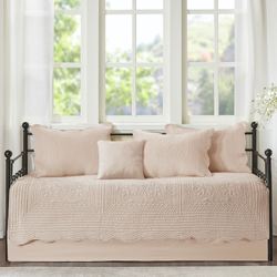 Tuscany Daybed Cover Bed Set Blush Six Piece Set