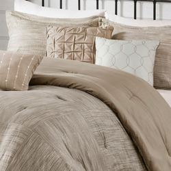 Walter Comforter Bed Set Taupe