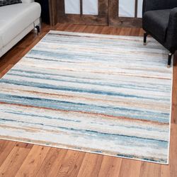 Bello Rectangle Rug Multi Cool 53 x 73