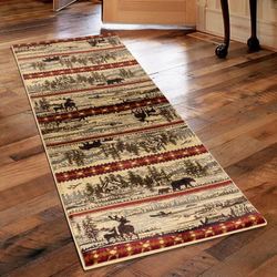 Mountain Lodge Rug Runner Multi Warm 27 x 73
