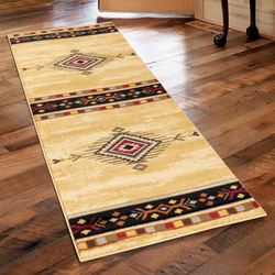 Southwest Fever Rug Runner Cream 27 x 73