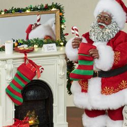 A Visit from St Nicholas African American Clothtique Red 2 Piece Set