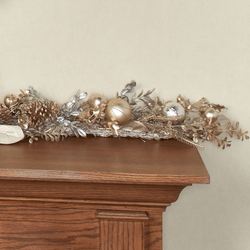 Elegant Holiday Garland Multi Metallic