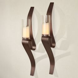 Harmony Wall Sconce Pair Bronze