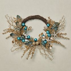 Coastal Christmas Wreath Gold