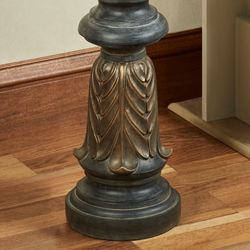 Aurora Floor Candleholder Antique Black