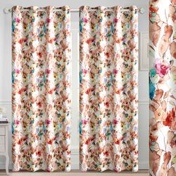 Carisbrook Wide Grommet Curtain Pair 104 x 84