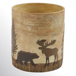 Wilderness Trail Wastebasket Brown