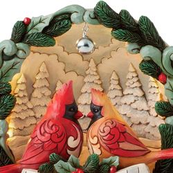 Winters Whisper Cardinal Figurine Multi Warm