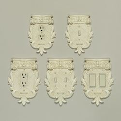 Corinthian Single Switch Antique Ivory