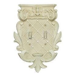 Corinthian Double Switch Antique Ivory