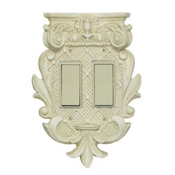 Corinthian Double Dimmer Rocker Switch Antique Ivory