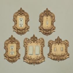 Royal Single Switch Aged Gold