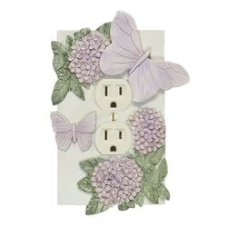 Butterfly in Bloom Pastel Single Outlet Purple