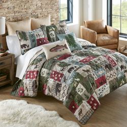 Montana Forest Mini Quilt Set Multi Warm