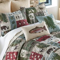 Montana Forest Mini Quilt Set Multi Warm
