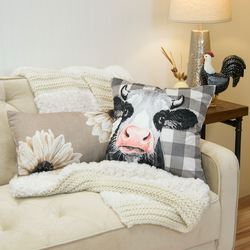 Augusta Decorative Pillows Black Set of Two