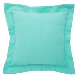 Sea Turtle Cove Flanged Pillow Turquoise 18 Square