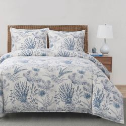 Oceania II Mini Comforter Set Blue