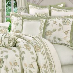 Fairview Embroidered Comforter Set Sage