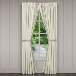 Fairview Wide Tailored Curtain Pair Sage
