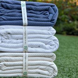 Organic Cotton Honeycomb Blanket