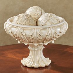 Acassia Decorative Centerpiece Bowl Only Antique White