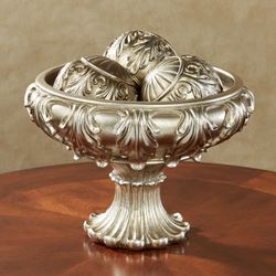 Acassia Decorative Centerpiece Bowl Only Platinum