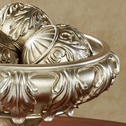 Acassia Decorative Centerpiece Bowl Only Platinum