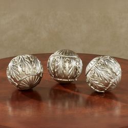 Acassia Orbs Only Platinum Set of Three