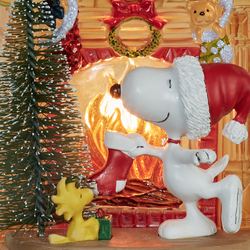Peanuts Fireplace Nightlight Multi Warm