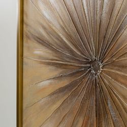 Sunburst Framed Canvas Wall Art Multi Earth