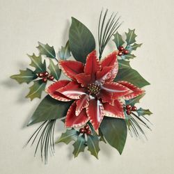 Poinsettia Wall Art Red