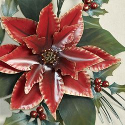 Poinsettia Wall Art Red
