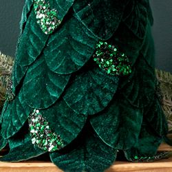 Glistening Trees Green Set of Two