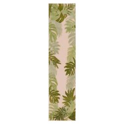 Palm Paradise Rug Runner Green