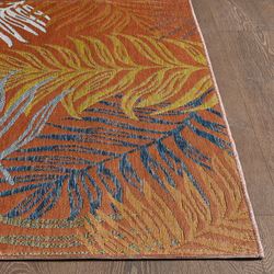 Belize Reversible Rectangle Rug Ivory/Rust