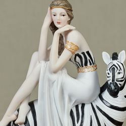 Safari Beauty Zebra Figurine Multi Earth