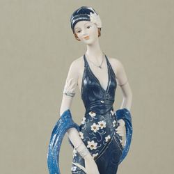Alluring Beauty Figurine Midnight Blue
