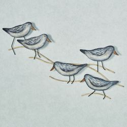 Shorebirds Wall Art Blue
