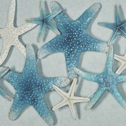 Starfish Cluster Wall Art Blue