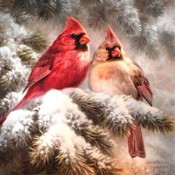 Cardinal Snow Angels LED Tabletop Nightlight Multi Warm