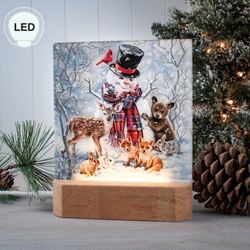 Forest Friends LED Tabletop Nightlight Multi Warm