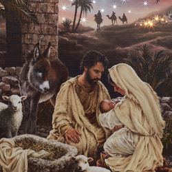 Jesus Is Lord Lighted Canvas Wall Art Multi Warm