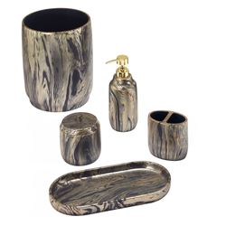 Harper Lotion Soap Dispenser Black/Gold