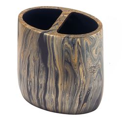 Harper Brush Holder Black/Gold