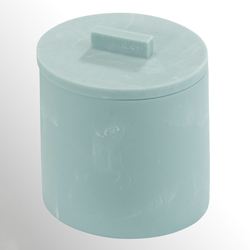 Kendall Covered Jar Aqua Mist
