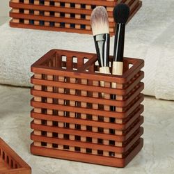 Osaka Brush Holder Brown